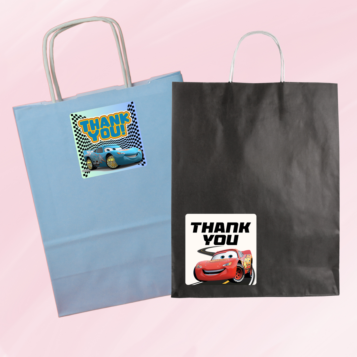 Kraft Paperbag (Empty) with complimentary custom stickers for goodie bags/gift bags/kids birthday party