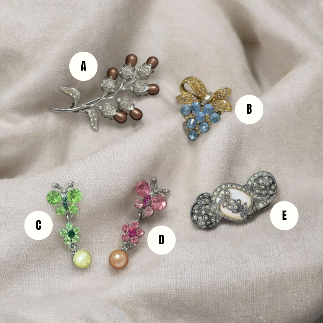 Diamond Brooches