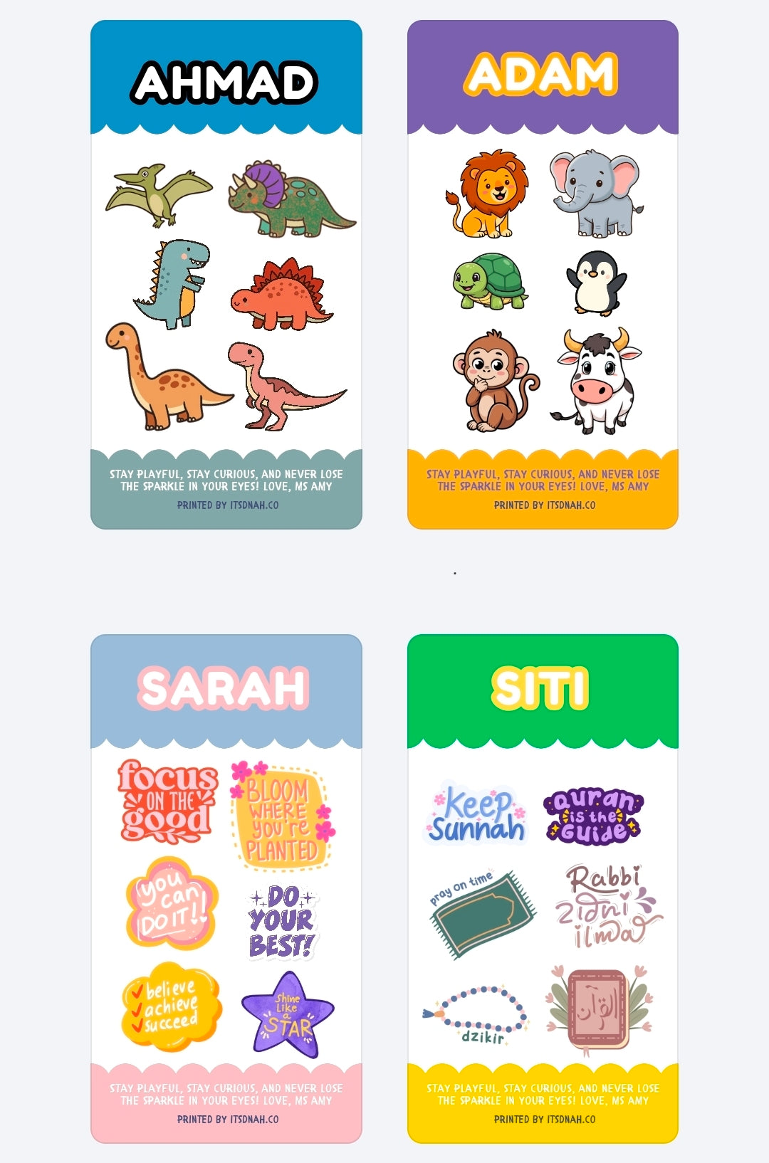 Custom sticker